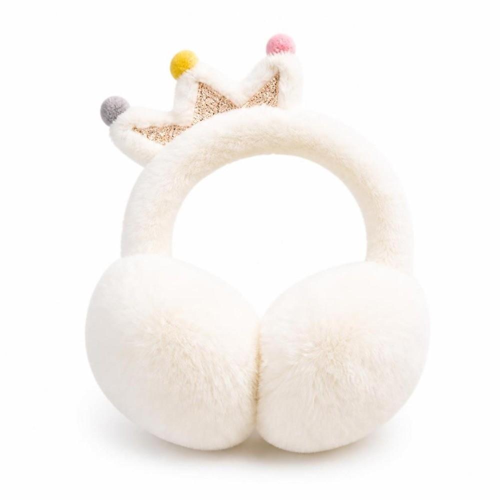 Windproof Plush Ear Muffs Soft Fluffy Ear Covers Cute Faux Fur Earmuffs  For Girls Kids