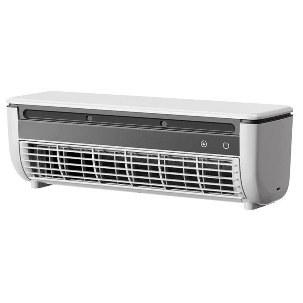 15W 30S Home Kitchen Leafless Air Conditioning Fan Wall-Mounted Air Cooling Fan Quick Cooling Ice Mist Air Fan