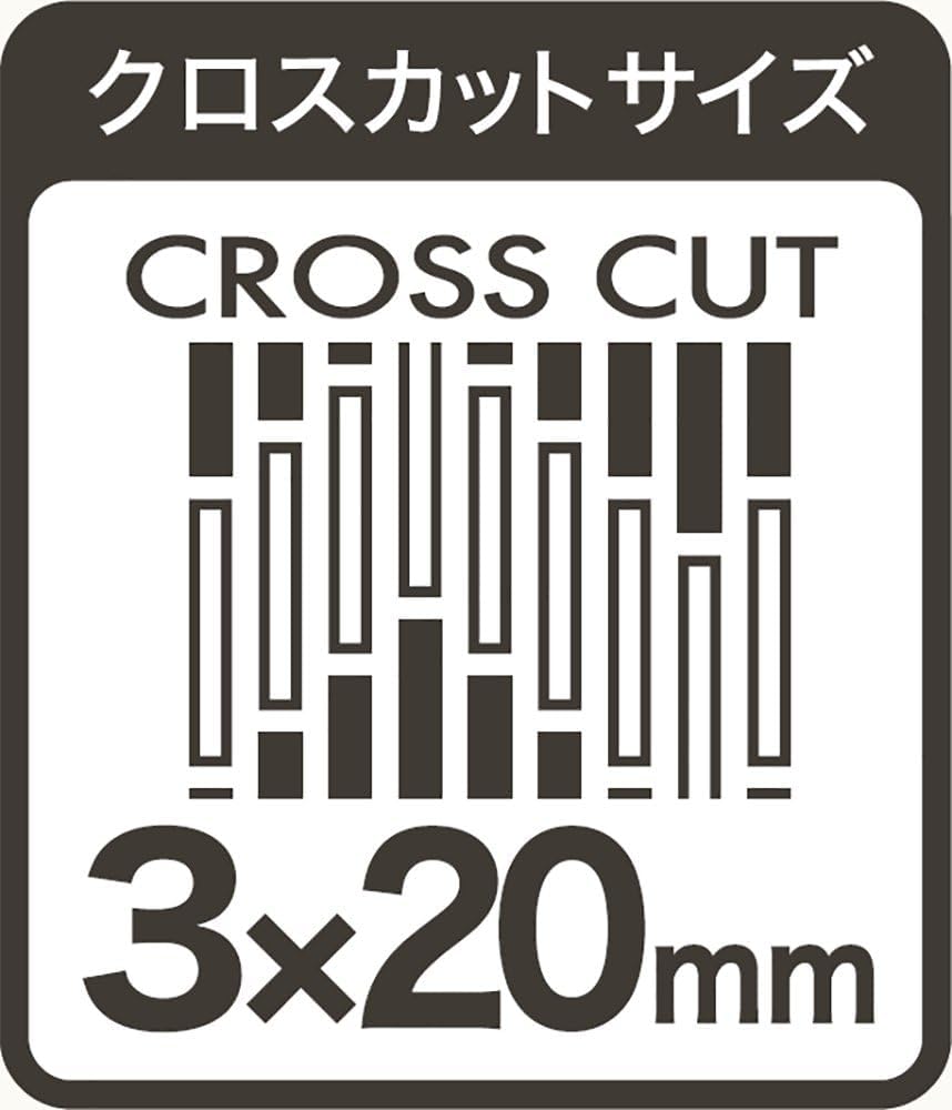 Nakabayashi Hand Shredder, Home Use, Desktop, Cross-Cut, Compact, White, Z2775