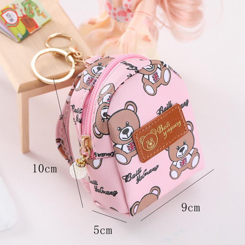 Creative Bear Mini Backpack Keychain & Coin Purse – Japan & South Korea Design