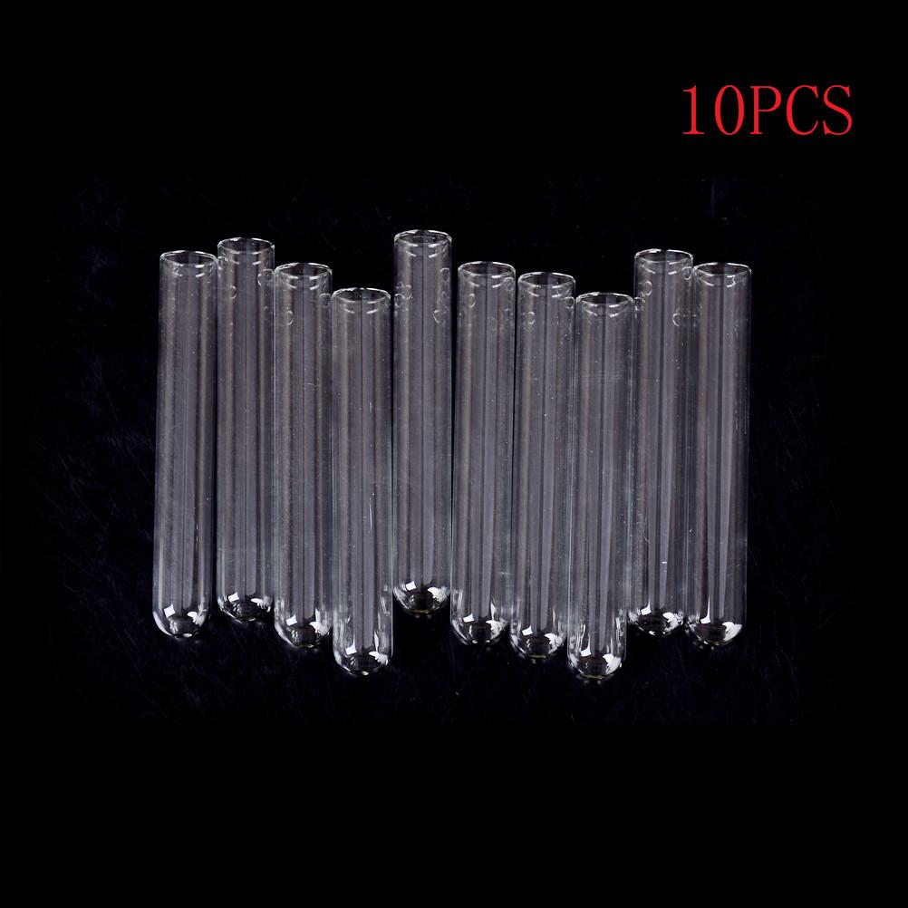 10Pcs 15*100 Mm Glass Blowing Tubes 4 Inch Long Thick Wall Test Tube