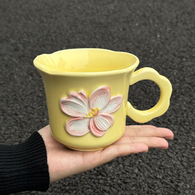 

Кружка с нишевым дизайном высокой ценности, милая керамическая чашка для девочек, подарки на день рождения, сувенир для лучшей подруги 401-500ml