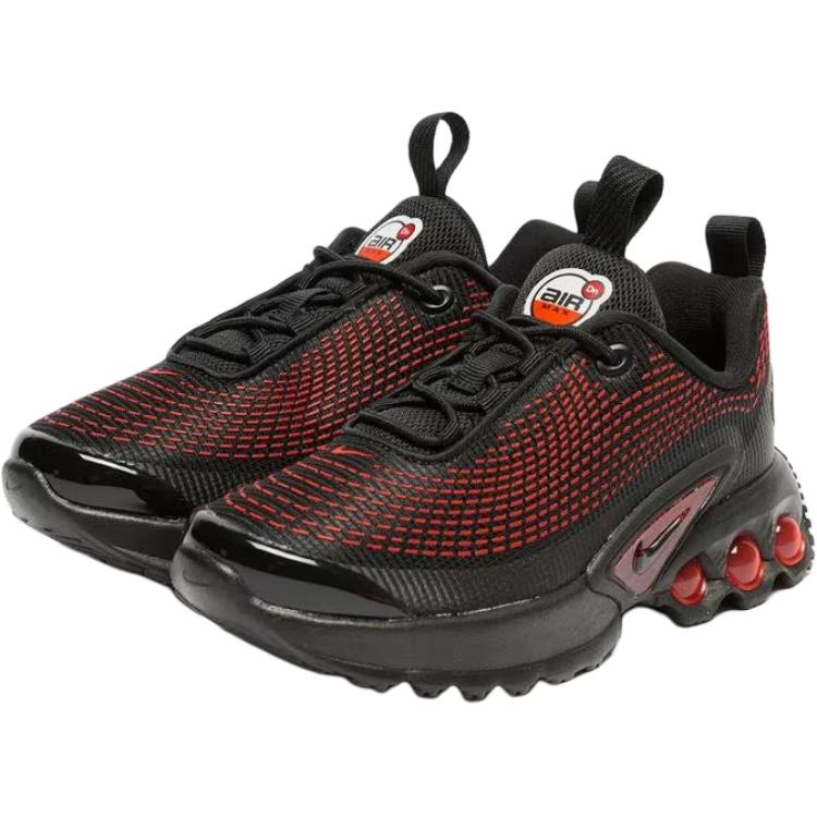 Nike Air Max DN PS Black Bright Crimson Kids Sneakers Red FN4453-006