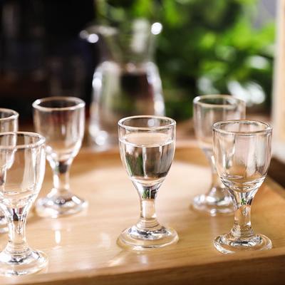 Zestaw 7 kieliszków do wina 100 ml dozownik do wina + 6 kieliszków do shotów 10 ml/12 ml/15 ml przezroczysty zestaw kubków z pudełkiem prezentowym