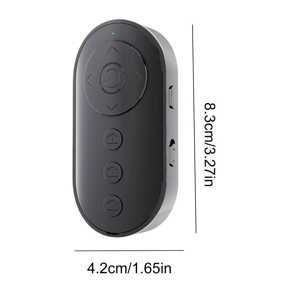 BT Camera Remote Shutter Smartphone Remote Clicker Wireless Video Scrolling Remote for Photo and Vlogging