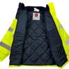 European and American Style Men's Autumn and Winter Outdoor Cotton-Padded Reflective Strip Jacket, Windproof and Waterproof Outdoor Workwear Coat