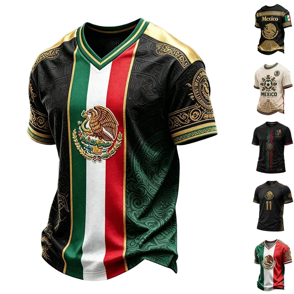 Men's Casual Short Sleeve T-Shirt with Graphic Print Round Neck Lightweight Breathable Everyday Wear