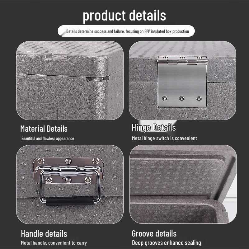 Diese kommerzielle EPP-Isolierbox in Lebensmittelqualität