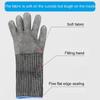 Stainless Steel Mesh Metal Chainmail Gloves Butchers Glove for Cutting Meat Oyster Shucking Chefs Meat Fish