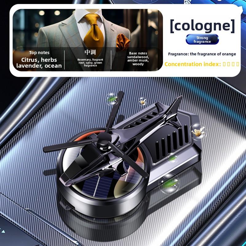 

Car Perfume, Car Fragrance, Odor Removal in the Car, Long-Lasting Light Fragrance, Solar-Powered Helicopter Airplane Ornament Decoration
