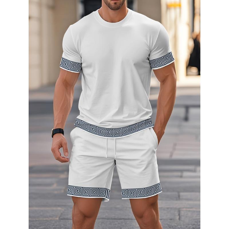 Men s short-sleeved shorts 2-piece set S