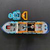 Arctic Explorer Arctic Ship Building Block Toys Floatable Boat Helicopter Sub Orca Bricks Gifts for Kids
