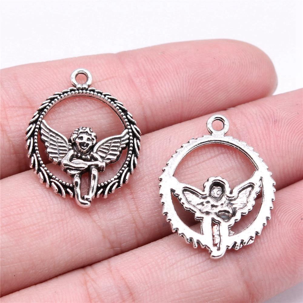 Charms Angel Pendants Kids' Jewelry Materials QC003