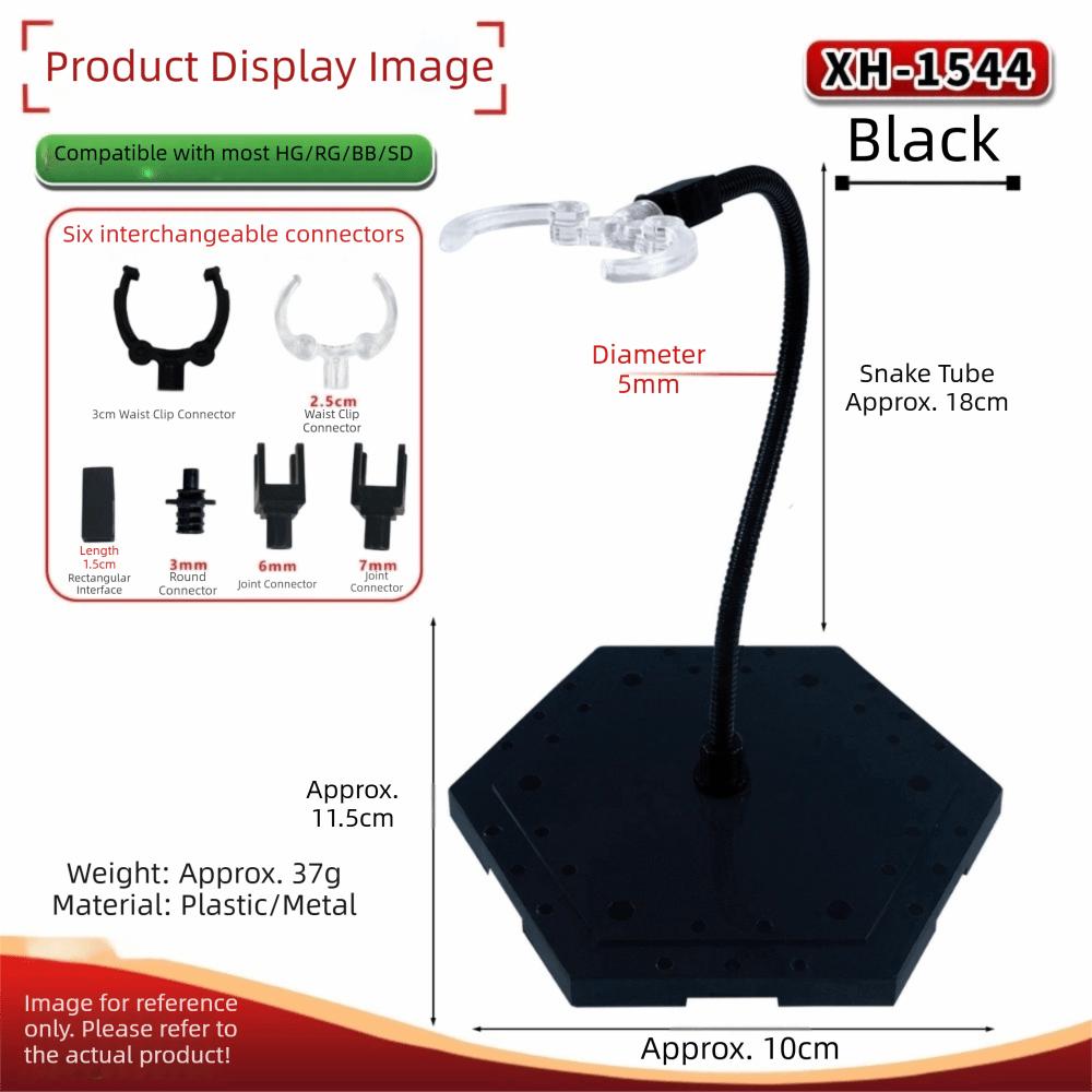 Durable Display Stand Bracket PVC Display Base New Model Toy Bracket For Animation Cinema Game Toy 04-Black