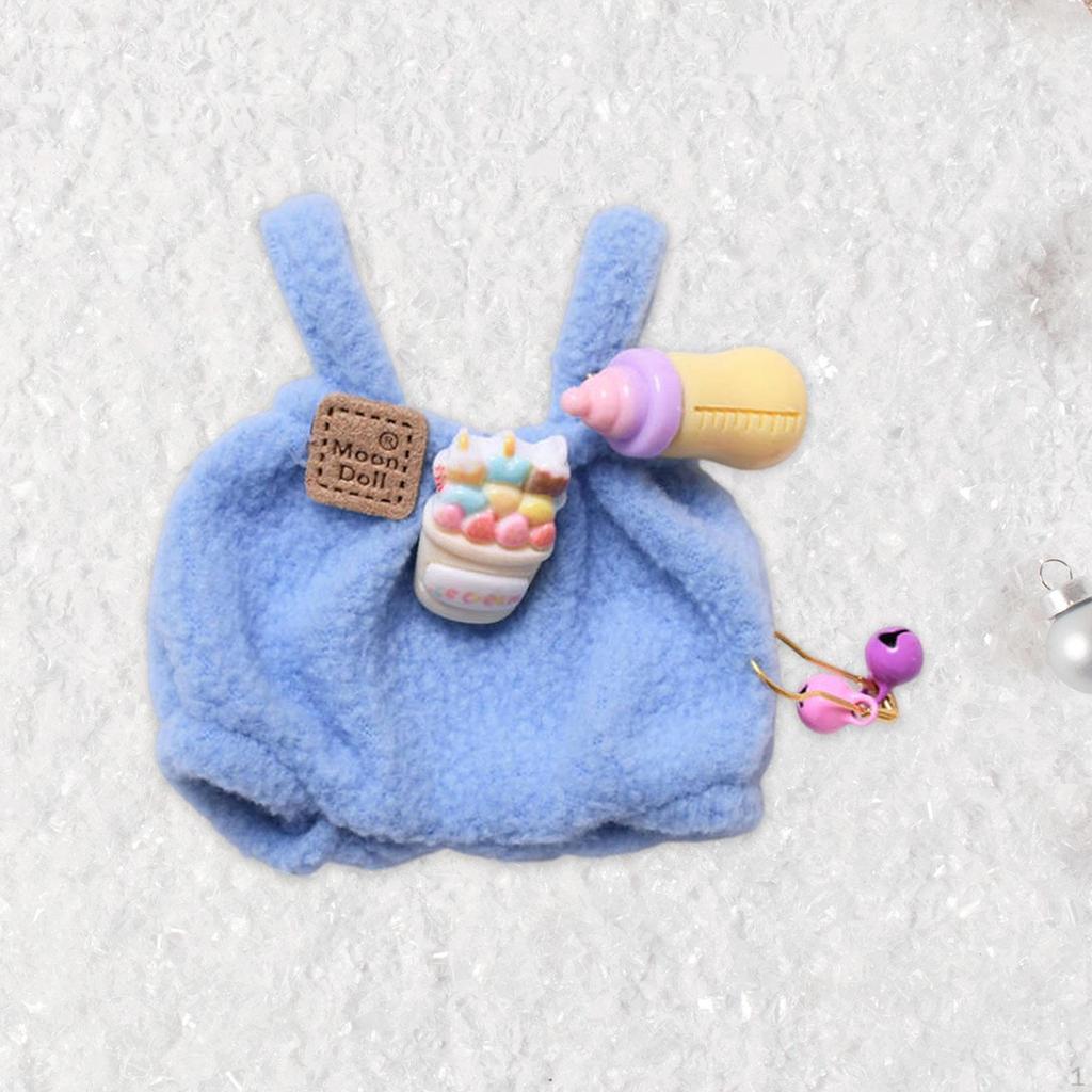 Doll Jumpsuit Clothing for Kids Pendant Outfits Dress Up 6.69inch