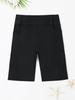 Women's High-Waisted Swim Shorts with Pockets - Flat-Leg, Five-Point Trunks