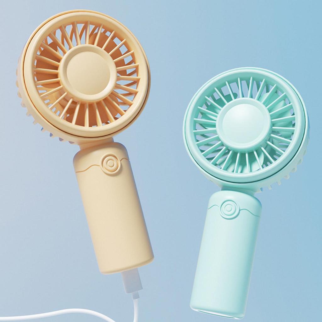 NEW Portable Fan 3 Speed Adjustable Quiet USB Rechargeable Personal Hand Held Fan For Indoor Outdoor Home Office School Travel