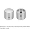 uxcell Aluminum Potentiometer Knobs Universal Volume Tone Control Knobs for Guitar Bass Silver 3-Pack 1/4" (6mm) 15/16"
