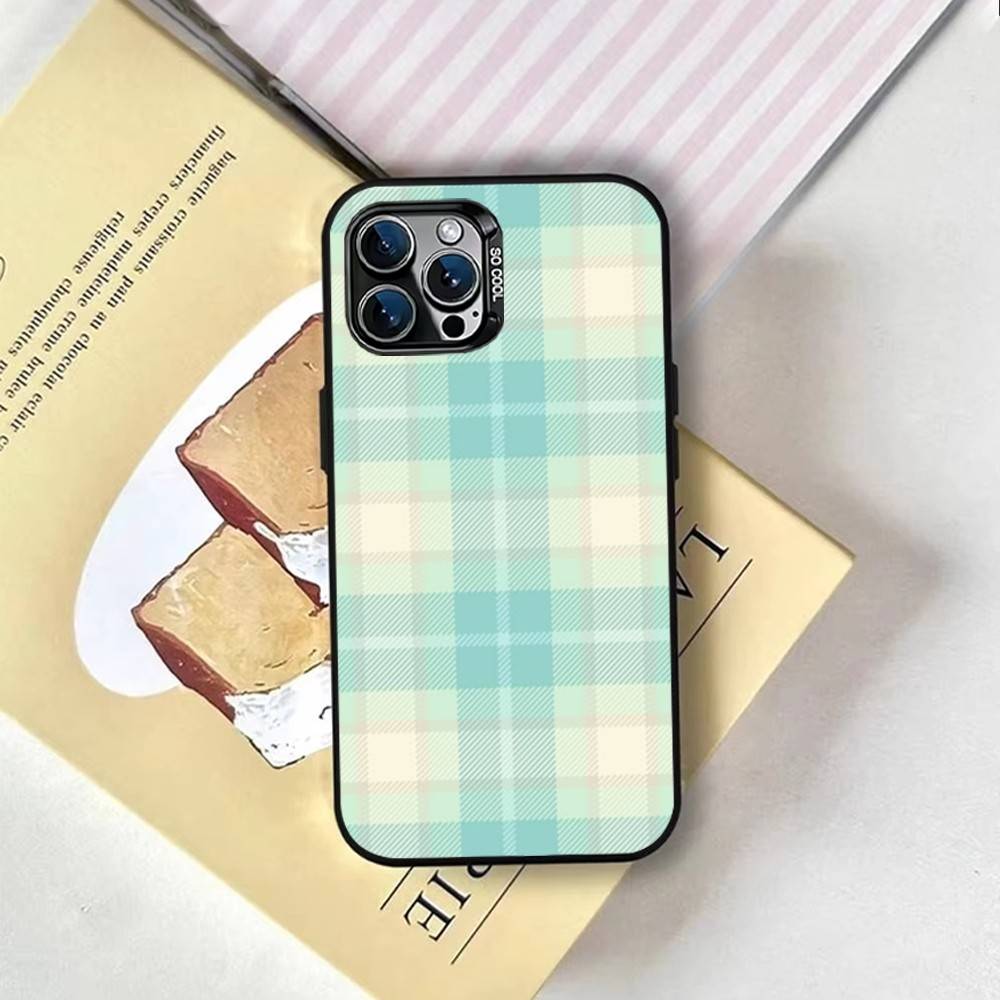 Ins Koreanischer Stil Handyhülle Für iPhone 17,16,15,14,13,12,11 Plus,Pro Max,XS,Farbige Silberbeschichtete Innenabdeckung