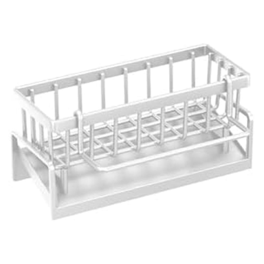 1Pcs Dish Cloth Sponge Rag Holder Kitchen Countertop Drainer Rack Quick Drying Black White Gray Kitchen Sink Storage Organizer