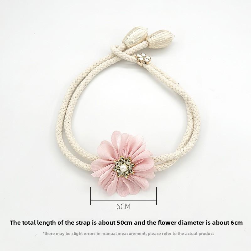 Creative Flower Curtain Binding Tape Adjustable Gauze Curtain Binding Tape, Binding Rope Curtain Decoration