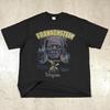 Streetwear Lustiges Grafik T-Shirt Baumwolle Gewaschenes Schwarzes T-Shirt Unisex Oberteile T-Shirts Kurzarm T-Shirt