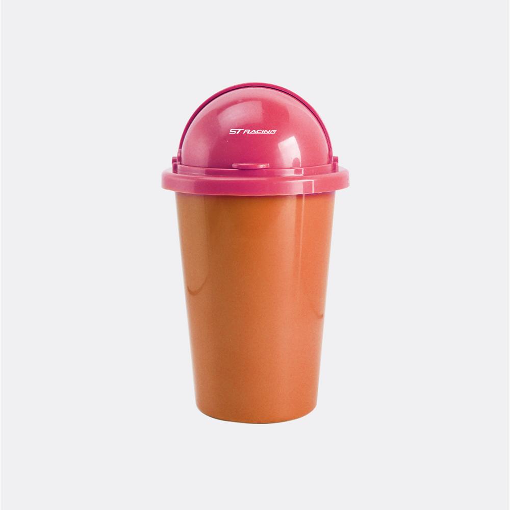 Portable Car Trash Can Cute Storage Cup Dust-Proof Auto Accessory For Ford Ranger Focus Kuga Mustang Transit Mondeo Fusion Fiest
