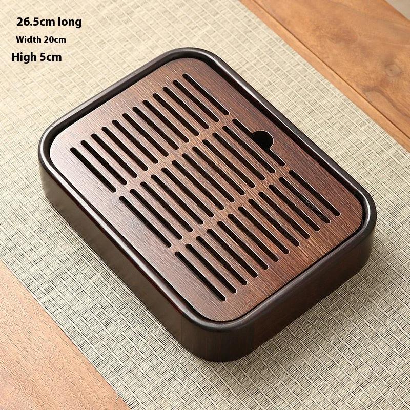

New Tea Tray Domestic Small Dry Brewing And Draining Tea Set Office Tea Table Bamboo Tray Drainage Tea Tray Storage Tray