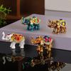 Elegant Thai Styles Metal Elephant Jewelry Box With Full Diamonds Decoration For Rings And Necklaces