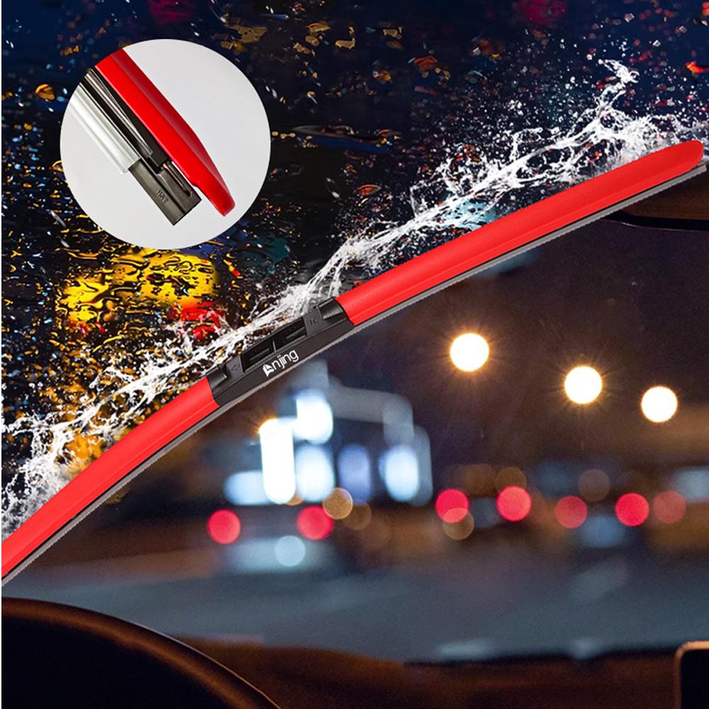 LNJING Colorful Wiper Blades For BMW 6 Series M6 F12 F13 F06 2010-2018