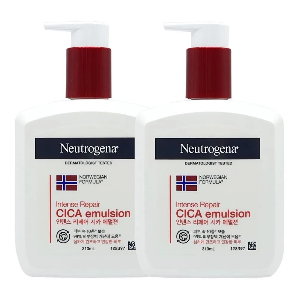 

Neutrogena Intense Repair Cica Emulsion 310ml x 2 Premium Moisturizing Body Lotion
