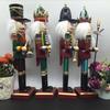 4Pcs 30cm Xmas Christmas Gift Traditional Nutcracker Wooden Guard Ballet Decoration Colorful Cute