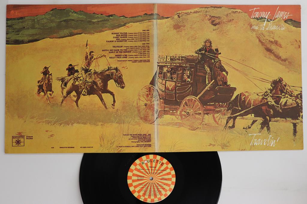 LP Record TOMMY JAMES & THE SHONDELLS - Travelin' SR42044 Roulette 1970 US Rock Used