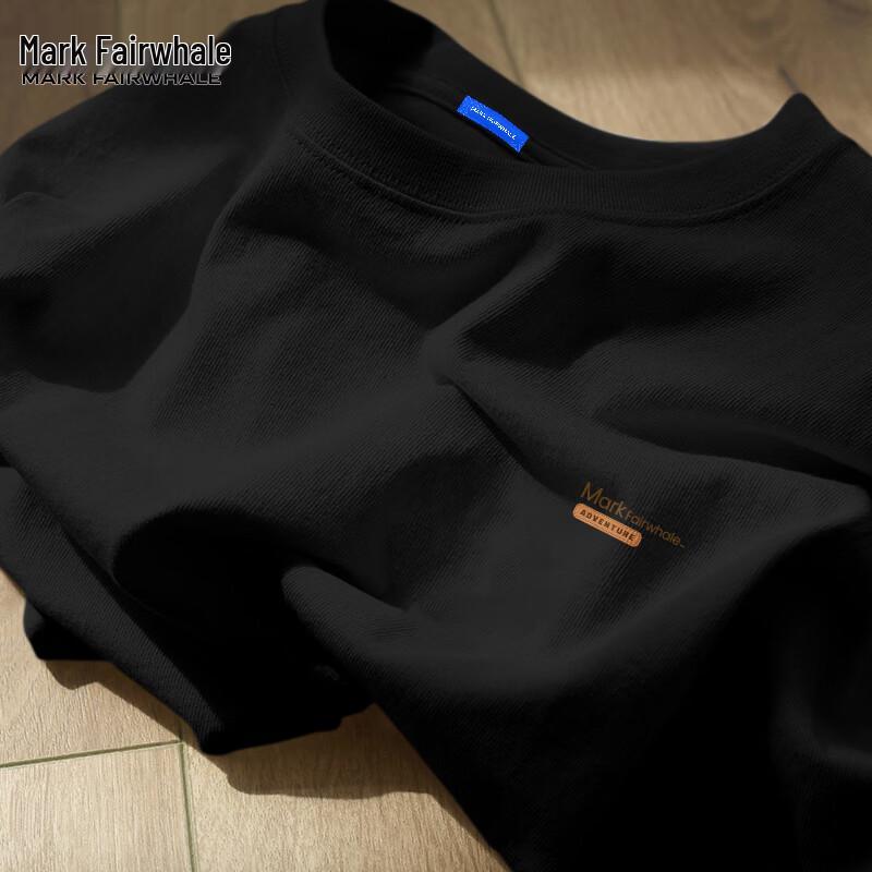 Mark Fairwhale Men s 2026 Summer Trendy Loose Fit Cotton T-Shirt M