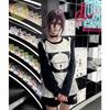 Chainsaw Man Reze Cosplay Long Sleeve with Choker Can Be Reze Goods Top Costume Everyday Wear Casual Fancy Dress Halloween Event [Mrsderi] T-Shirt