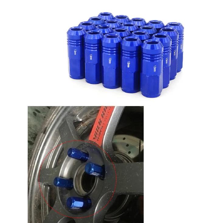 20Pcs Car Lug Wheel Nuts Screw M12 X1.25/ 1.5MM Aluminum Universal Racing Wheel Lug Nuts Extended For Nissan Honda Suzuki