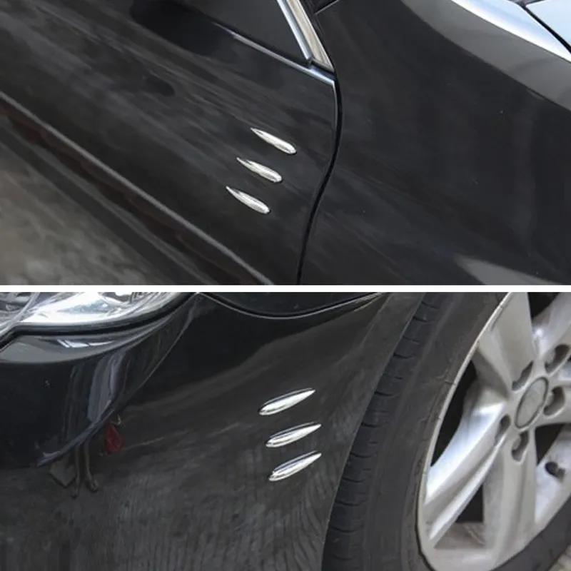 Anti-collision Automotive Door Edge Guard Strips 12Pcs Car Bumper Protector Strip Protective Strips Trim Door Lip Stickers