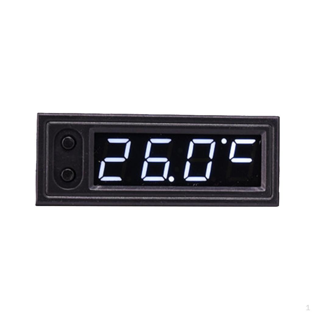 Automobil Auto Uhr Temperatur Spannung Monitor Panel Meter LED Digital Display Compact Premium