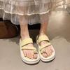 Fashion Shoes String Bead Rubber Flip Flops Ladies' Slippers Slipers Women Platform Luxury Slides Hawaiian 2025 Soft Designer Summer