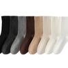 Women's Pure Cotton Autumn and Winter Boneless Women's Pile Socks Casual Cotton Socks Versatile Women's Socks Postpartum Socks