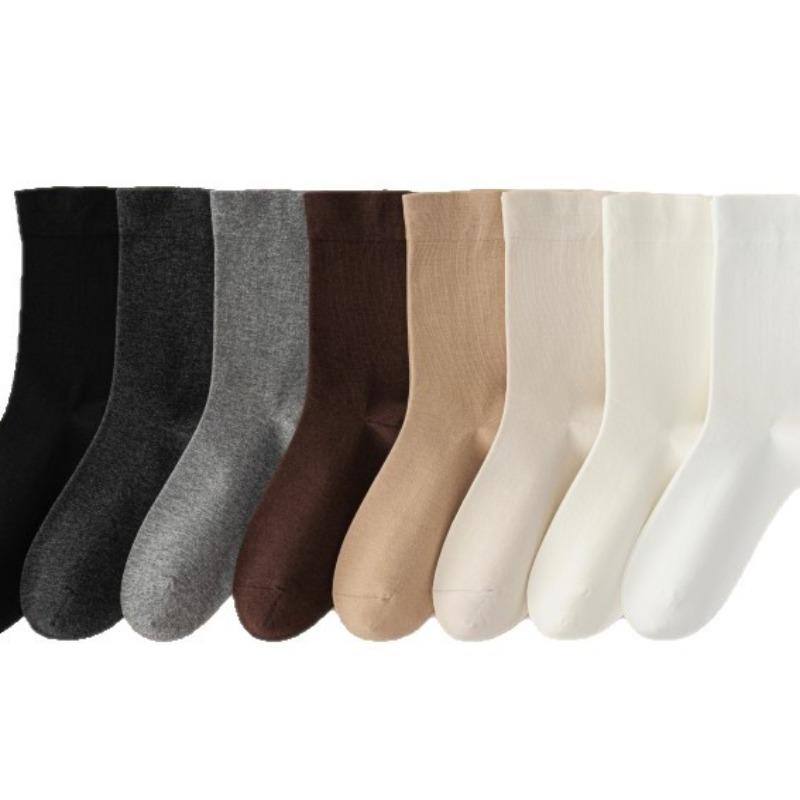 Women's Pure Cotton Autumn and Winter Boneless Women's Pile Socks Casual Cotton Socks Versatile Women's Socks Postpartum Socks