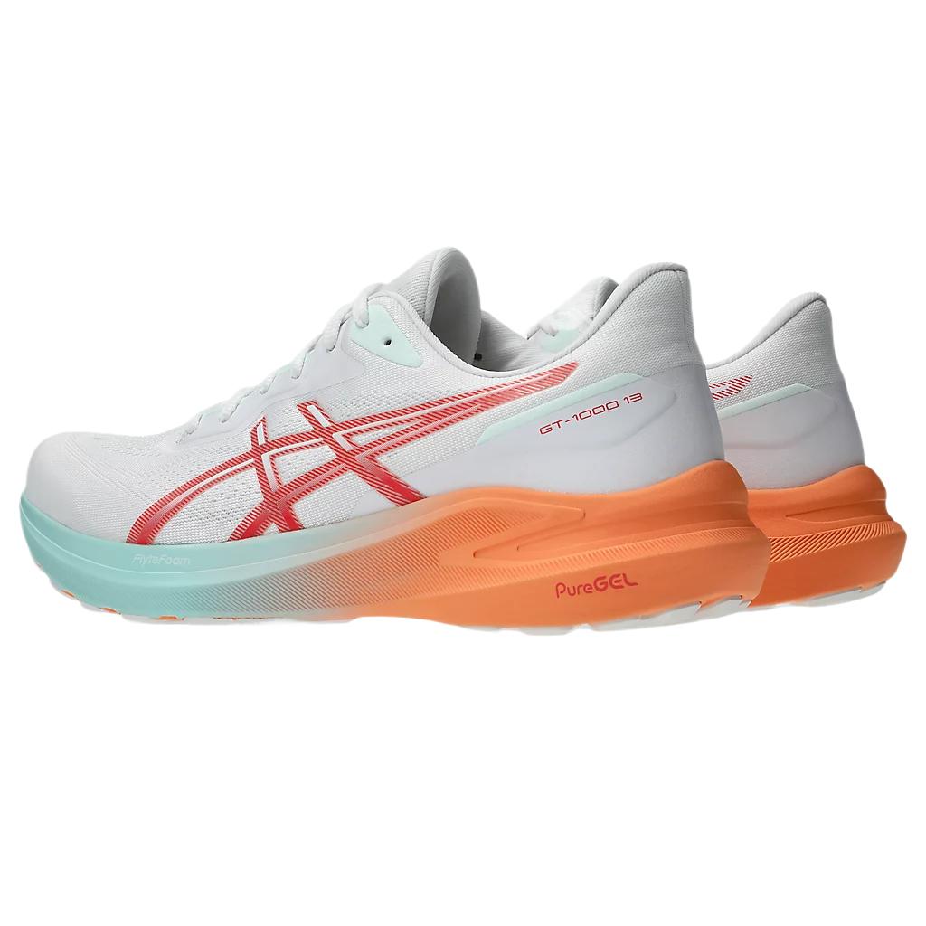 Asics GT 1000 13 White Coral Reef Men Sneakers 1011B858-101