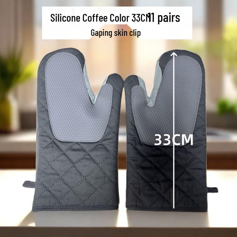 500°F Heat-Resistant Anti-Scalding Gloves for Oven, Microwave, and Baking
