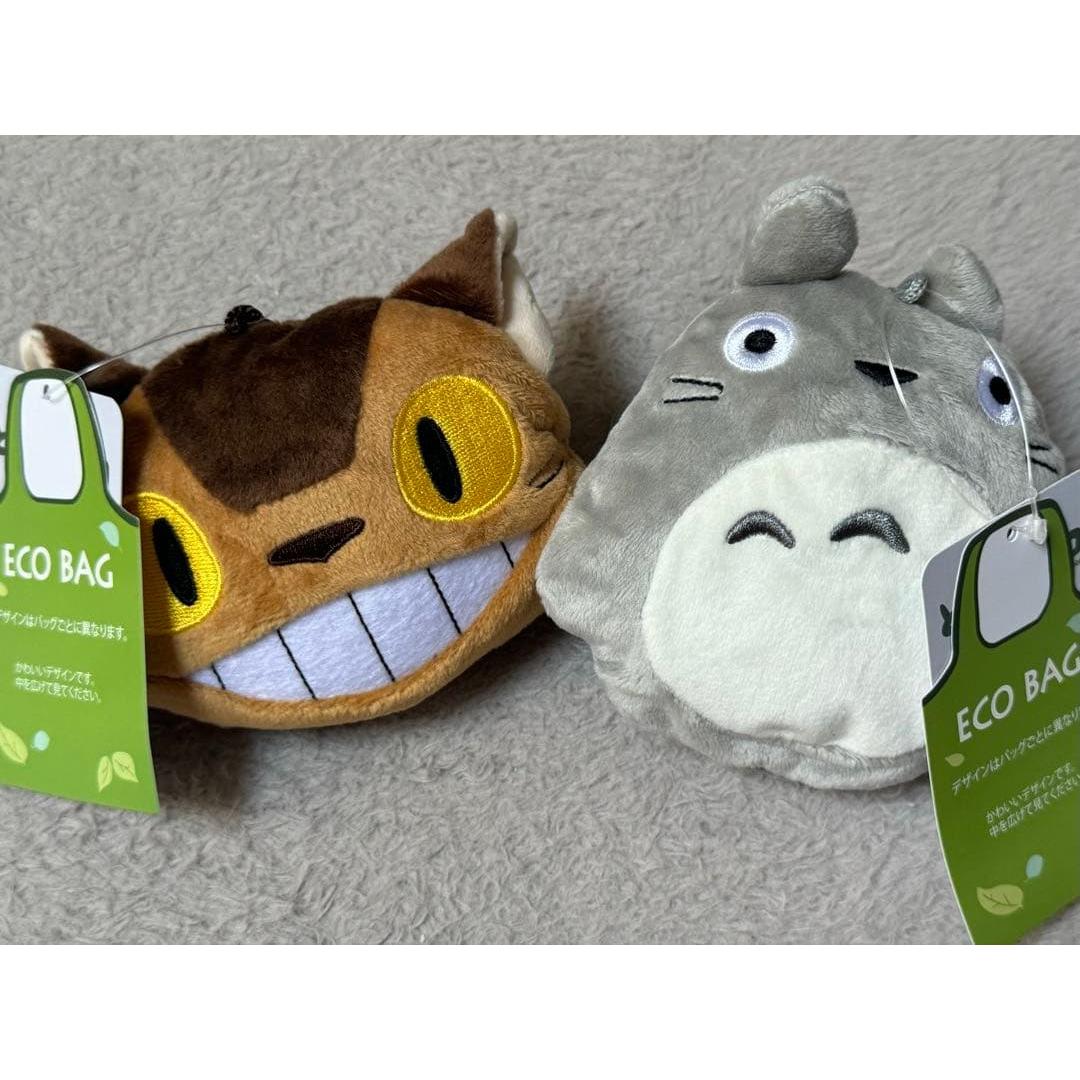 Ghibli My Neighbor Totoro Totoro  Cat Bus Eco Bag Set of 2