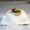 High Borosilicate Glass Salad Bowls Creative Hotel Tableware Dry Ice Artistic Conception Plate Molecular Delicacies Cuisine Dish