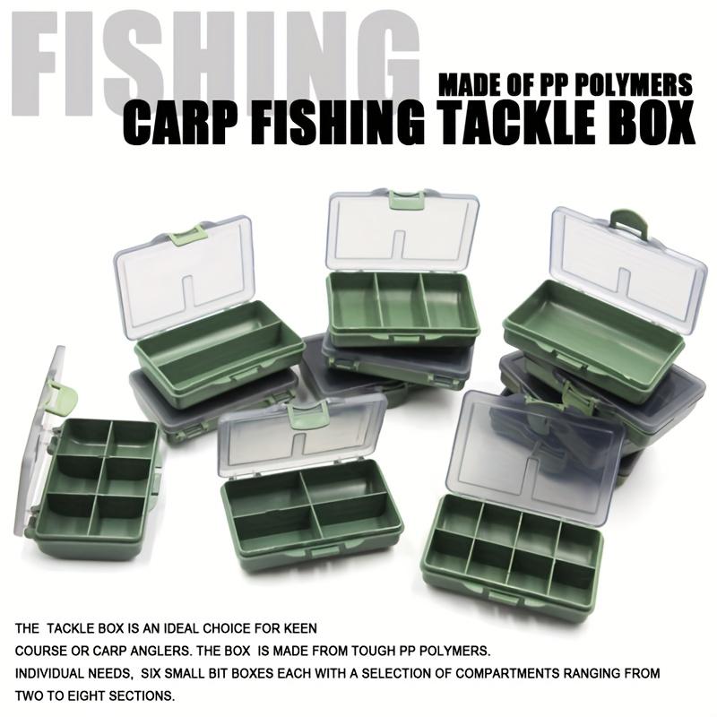 1pc Compartments Fishing Tackle Boxes Bait Outdoor Lure Hook Accessories Box Storage Multi Functional Organization Boxes
