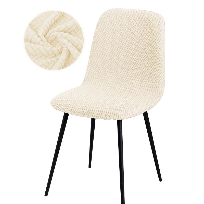 Samtstoff, 23 Farben, Stuhlbezug mit kurzer Rückenlehne, kleine Stuhlbezüge, Barstuhl-Sitzbezug für Esszimmer, Zuhause, 1/2/4/6 Stück