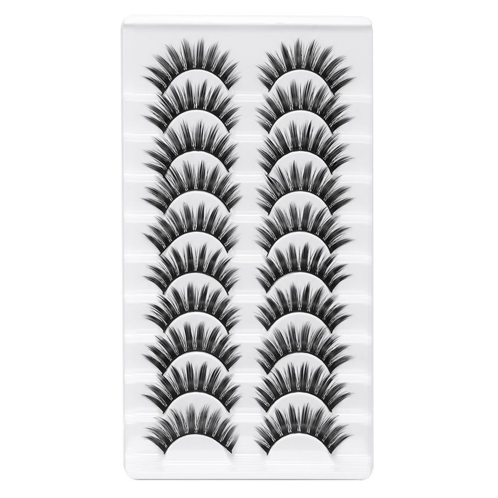 Natrual Long False Eyelashes Handmade Eye Makeup Tools Beauty 3D Faux Mink Lash Eye Lash Extension