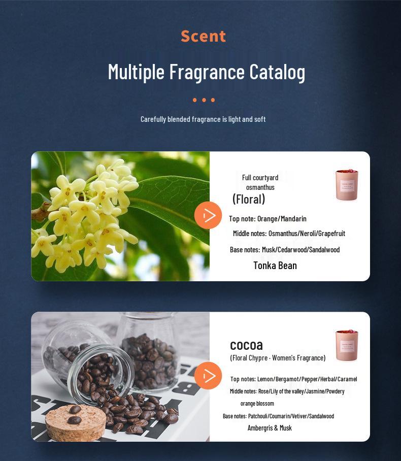 Pink Electroplated Scented Candle with Dried Flowers - Perfect for Parties and Atmosphere Enhancement.