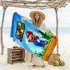 Mario Style Beach Towel Super Soft & Absorbent Comfortable Lightweight